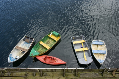 Colorful Boats - Monterey, California
