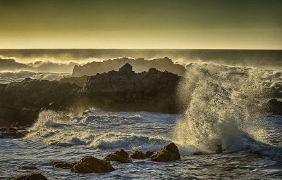 Waves and Rocks - Pacific Grove, California