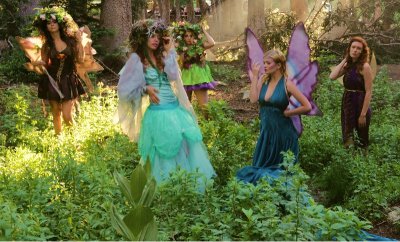 The Fairy Queen and her Fairies.