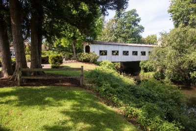The  Centennial Bridge of Cottage Grove, Oregon. I  To 