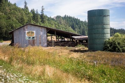 An Oregon rural farm.