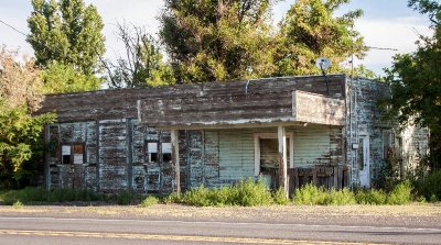 Abandoned gas station in Idaho.