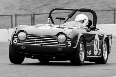 Triumph TR4 coming hard out of turn 2.