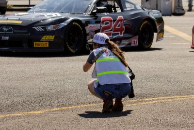 Getting that special shot.