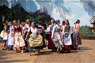 Young Dancers at the Scandinavian Festival in Junction City, Oregon.