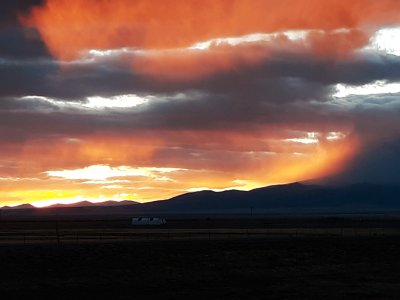 Sunset in  Idaho 
