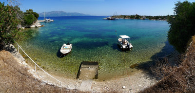 Private beach