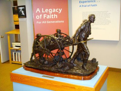 Along the way - Morman Monument to the Hand Cart Expedition.