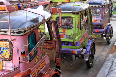 Tricycles in Bontoc