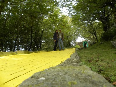 Angela and Mike on the Yellow Brick Road