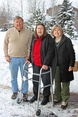 Bob, Anna, and Marilyn Sloan