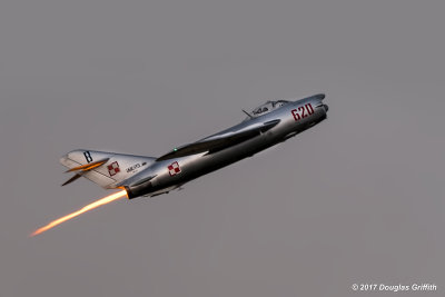Afterburner at Dusk 2: Randy Ball's MiG-17F in Polish Air Force Markings