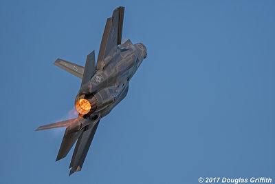 Afterburner Glow: USAF Lockheed Martin F-35A Lightning II