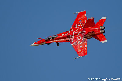 Dirty Roll: RCAF CF-188 (F/A-18C) Hornet: 2017 Demonstration Team Colours Commemorating Canada's 150th Anniversary