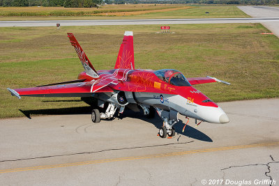 Different Perspective: RCAF CF-188 (F/A-18C) Hornet: 2017 Demonstration Team Colours Commemorating Canada's 150th Anniversary