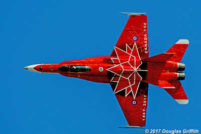 RCAF CF-188 (F/A-18C) Hornet: 2017 Demonstration Team Colours Commemorating Canada's 150th Anniversary