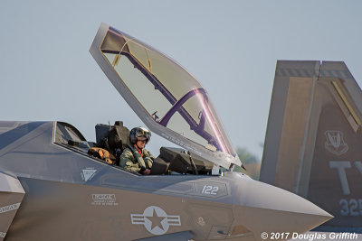 U.S. Navy Pilot in F-35C at CYXU