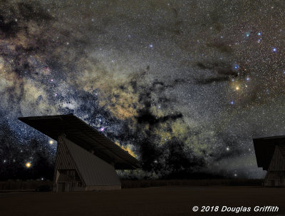 Early Morning Milky Way over Beckwith Township Solar Structure