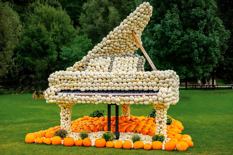 Pumpkin Grand Piano  