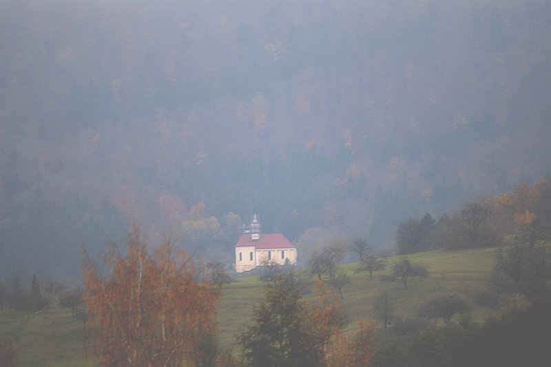 Chapel Maria Zell seen from the Castle 