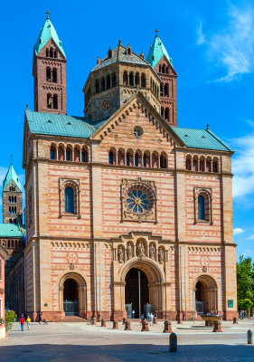 Front View of the Speyer Cathedral