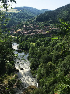 View of Monistrol d'Allier, pop. 200