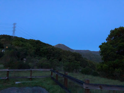 Mount Umunhum at dawn