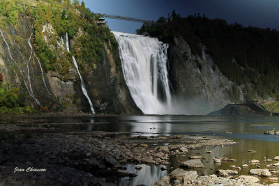 Chutes Montmorency (hauteur 84 mtres) Montmorency Falls ( 272 feet 