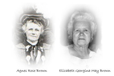 Agnes Rose Brown & Elizabeth G.M. Venables (nee Brown)