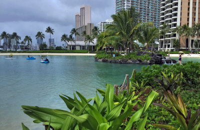 Waikiki Hilton Pond