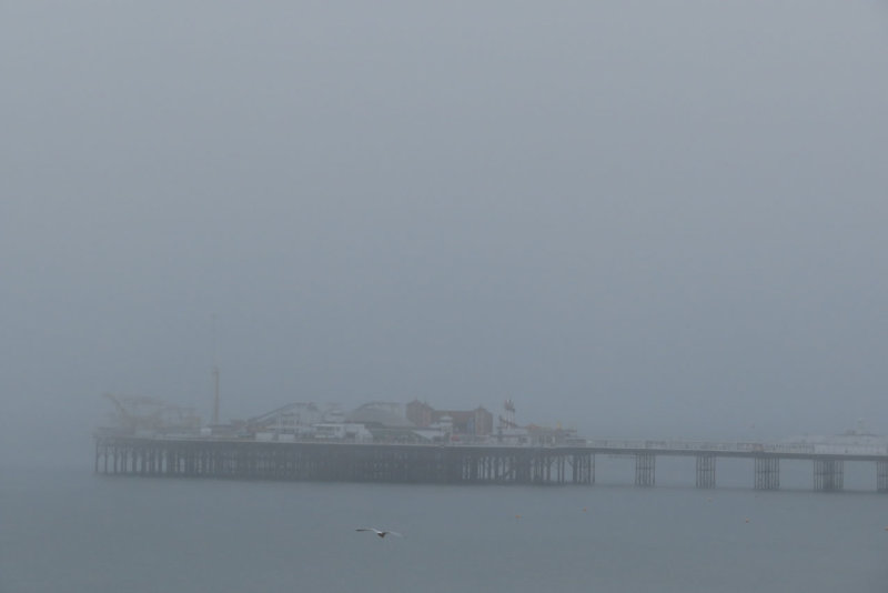 Misty Brighton Pier