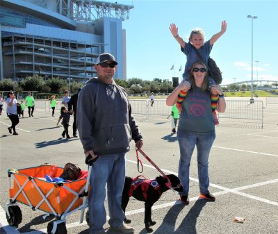 Charlie Rae Zona yesterday at the JDRF one walk.