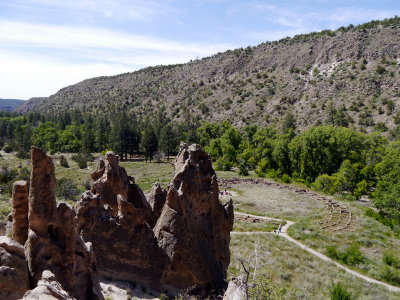 Looking Down at the Trail