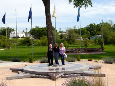 The Gang at The Chamber of Commerce Monument