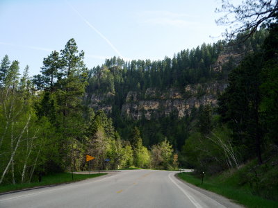 Drive Through Spearfish Canyon