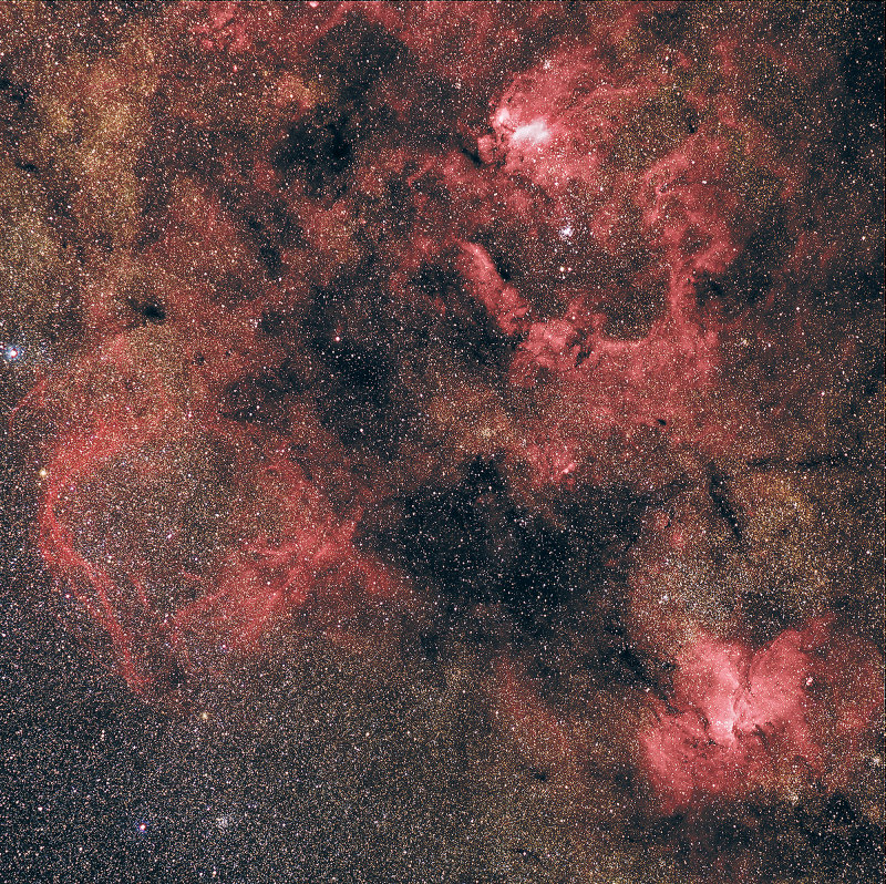 Supernova Remnant RCW114 and NGC6188 