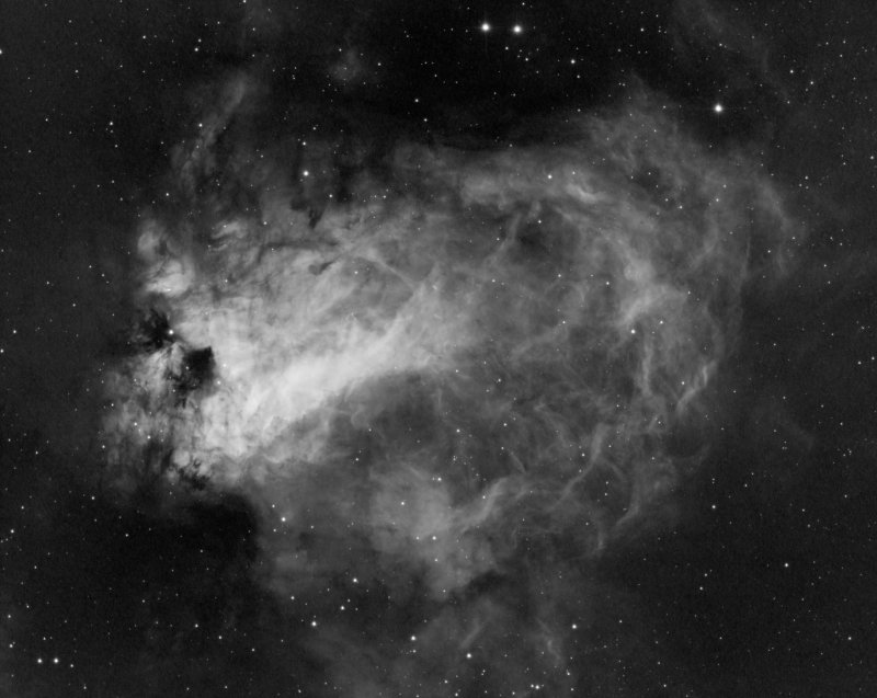 M17 The Omega Nebula in Ha
