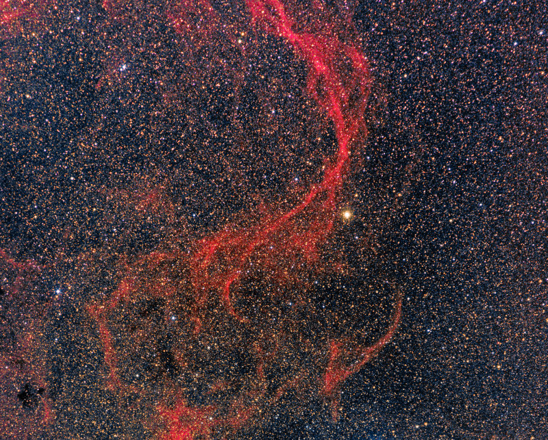 RCW114 supernova remnant crop view