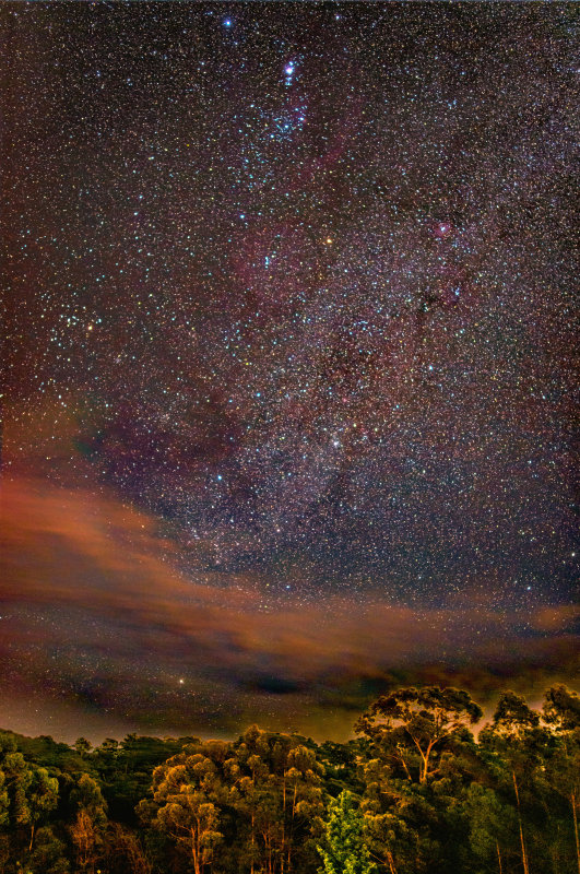 The Orion region of the Milky Way