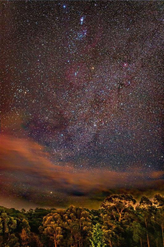 The Orion region of the Milky Way