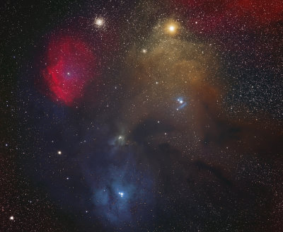 Rho Ophiuchi Nebula Complex