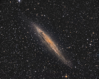 NGC4945 dusty spiral galaxy 