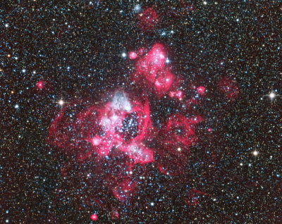 N44 Nebula in the Large Magellanic Cloud