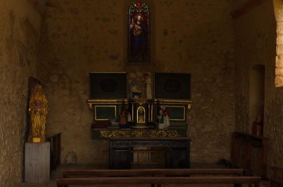 Little chapel at Moustier-Sainte-Marie