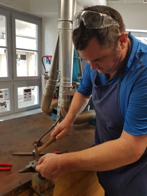 Making my knife at Atelier LE THIERS