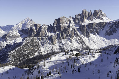 La Croda del Lago desde Cinque Torri