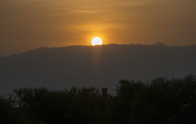sunrise near lake manyara national park, tanzania