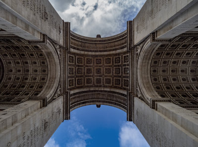 the arche de triumph - paris, france
