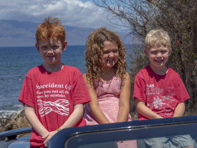 layne, lexi and elliott - maui, 2017