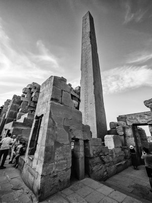 Karnak Temple Complex In Monochrome - Day 1